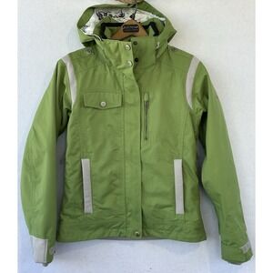 Columbia Fur Lined  Ski Jacket Women's Size S Colorful Hooded